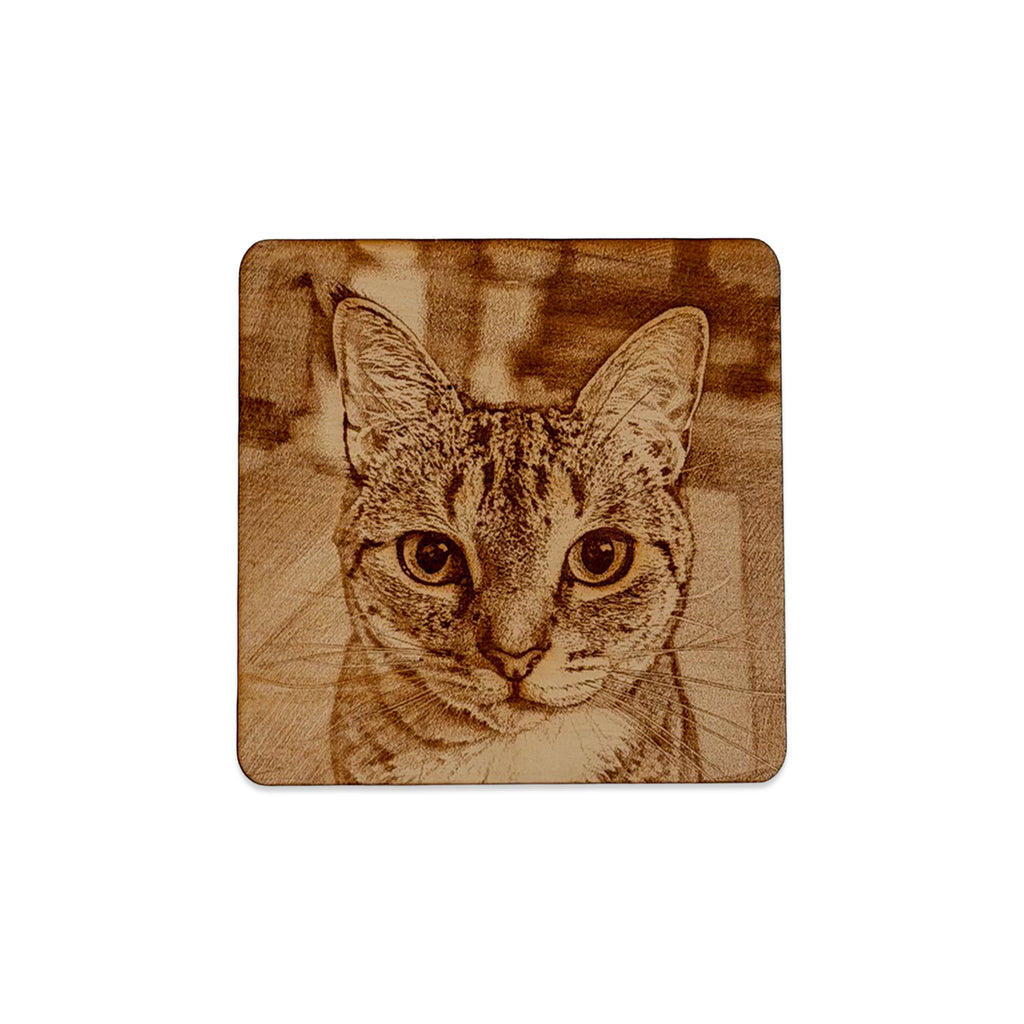 Custom Wood Photo Laser Art