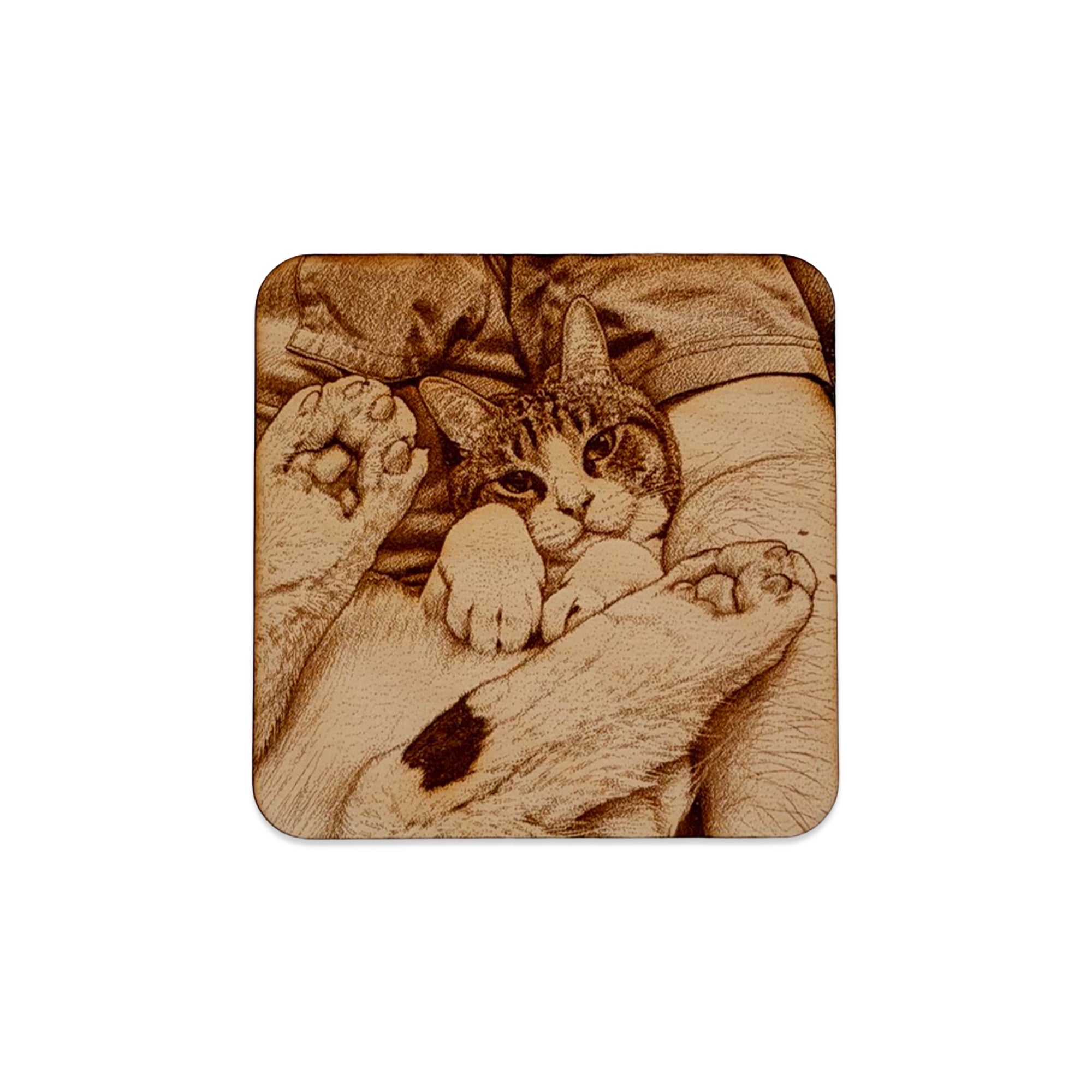 Custom Wood Photo Laser Art