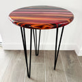 Prismatic Tide | Handcrafted Accent Table